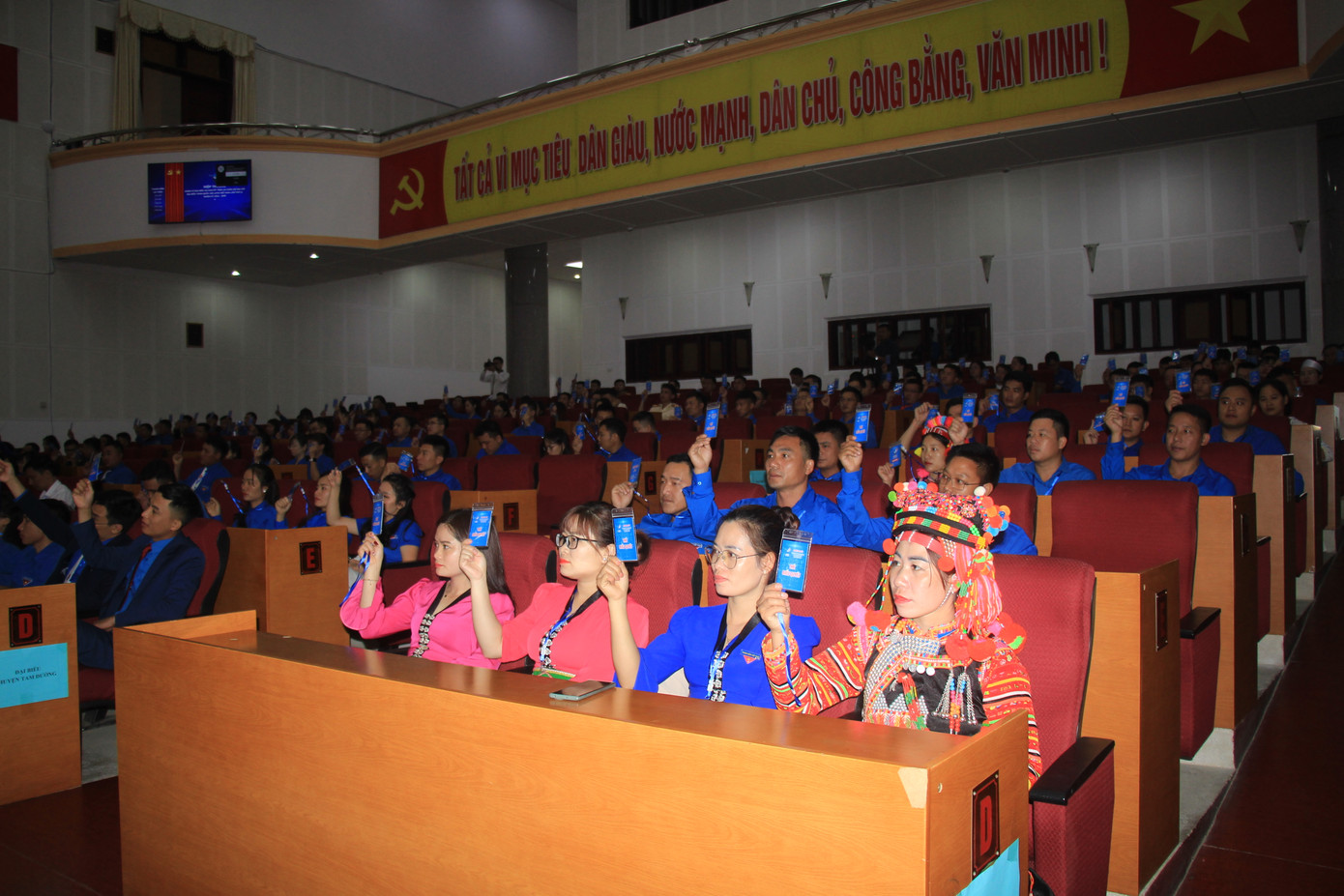 Đại biểu biểu quyết chọn cử Đoàn đại biểu chính thức dự Đại hội đại biểu Hội LHTN Việt Nam toàn quốc lần thứ IX, nhiệm kỳ 2024 - 2029.