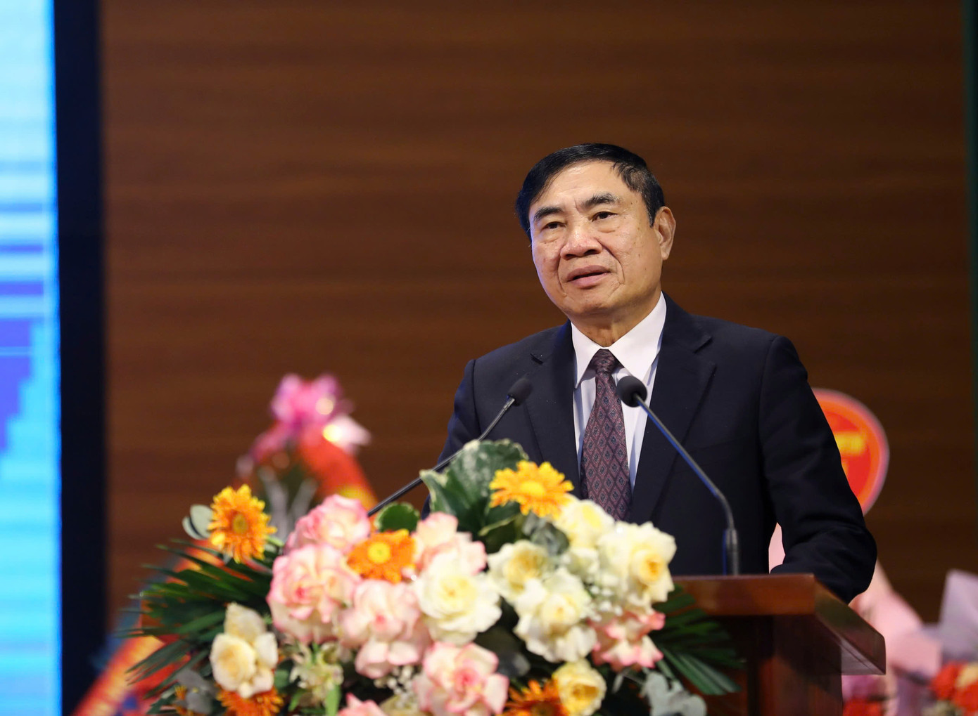 Bí thư Tỉnh ủy Điện Biên Trần Quốc Cường phát biểu tại Đại hội.