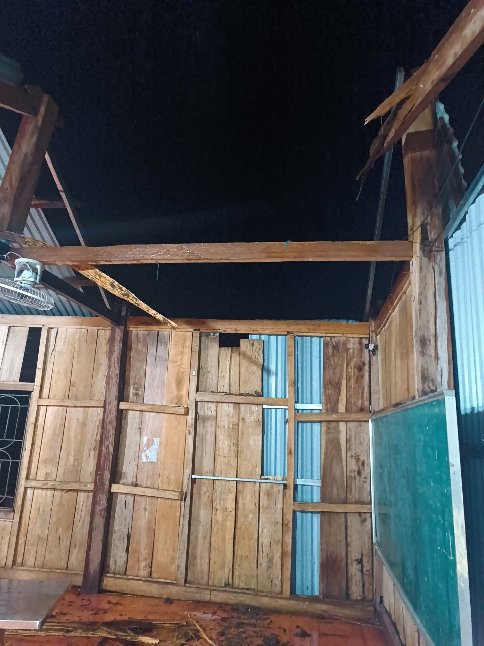 Mưa to kèm gió lốc gây thiệt hại hơn 1 tỷ đồng tại huyện Sìn Hồ.