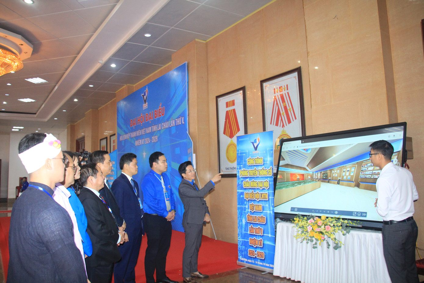 Bên lề Đại hội, Tỉnh Đoàn Lai Châu ra mắt Phòng truyền thống số của Đoàn - Hội - Đội.