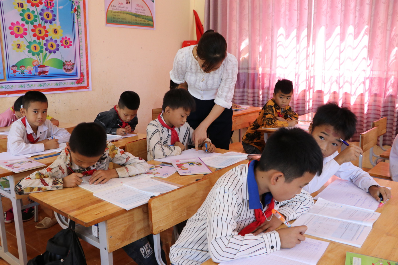 Một tiết học của học sinh Lai Châu.