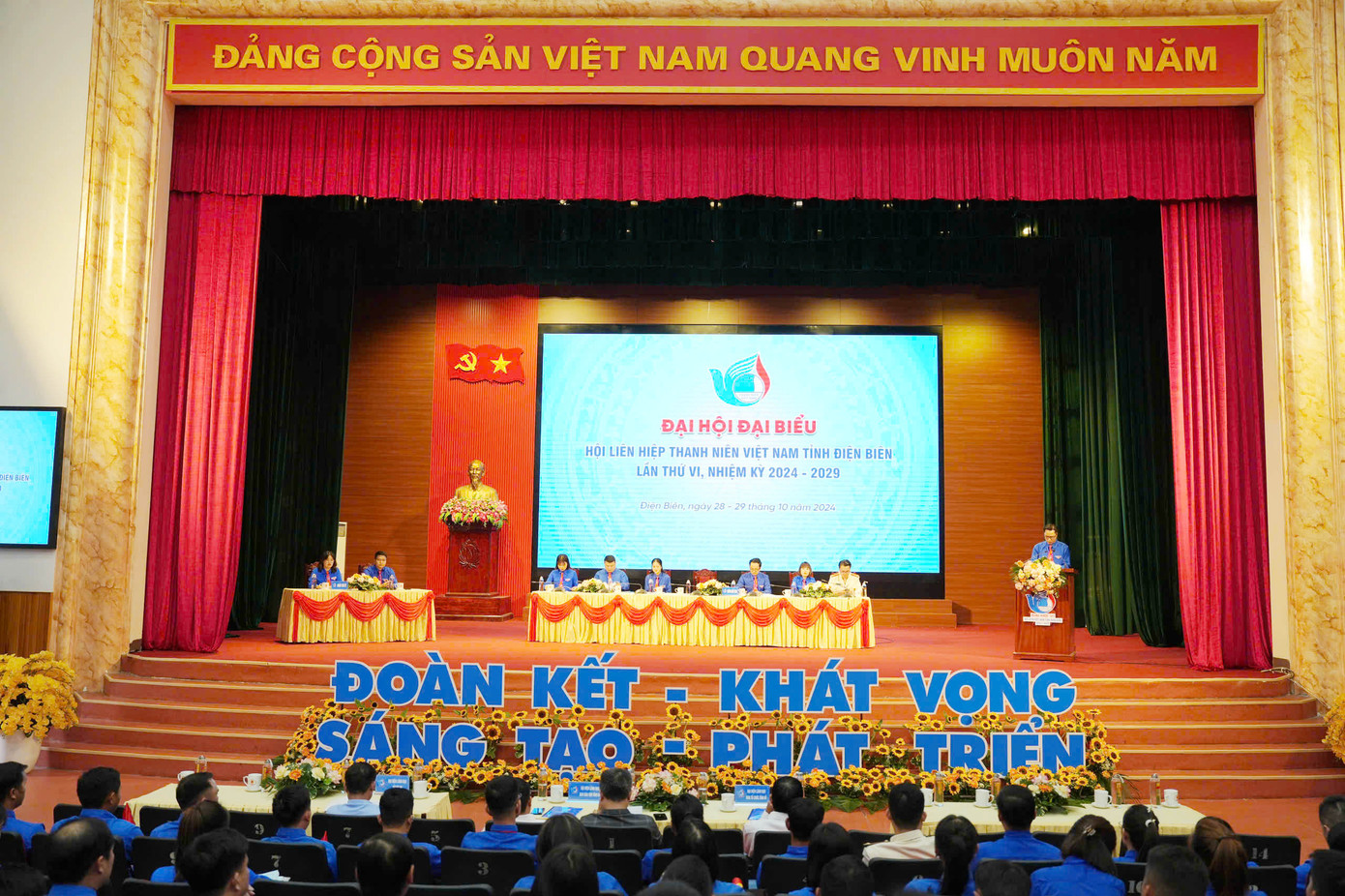 Khai mạc phiên thứ nhất Đại hội đại biểu Hội LHTN Việt Nam tỉnh Điện Biên lần thứ VI, nhiệm kỳ 2024-2029.