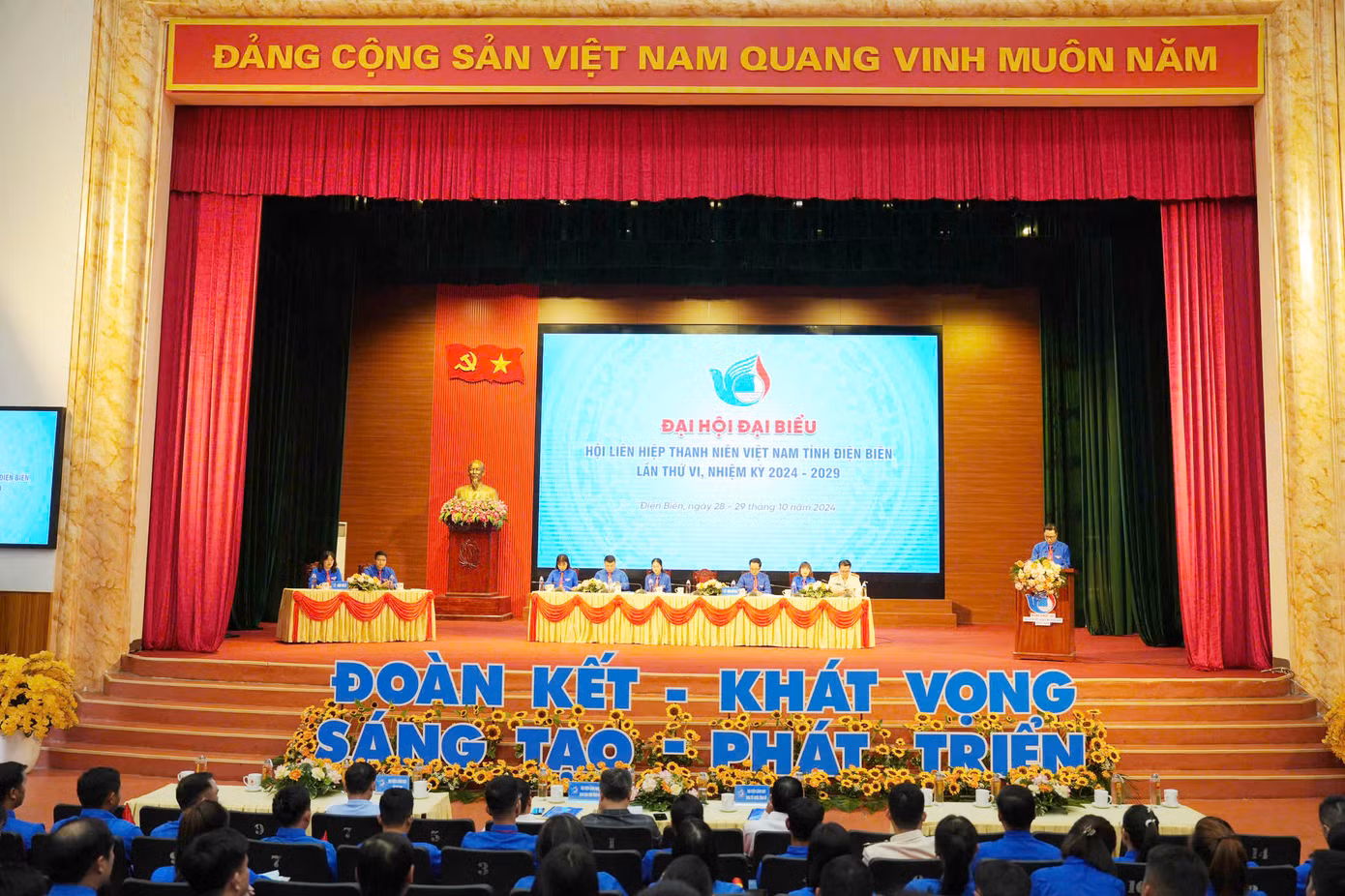 Khai mạc phiên thứ nhất Đại hội đại biểu Hội LHTN Việt Nam tỉnh Điện Biên lần thứ VI, nhiệm kỳ 2024-2029.