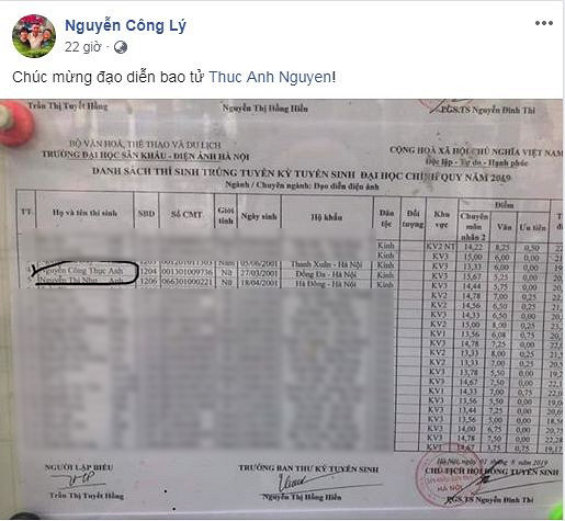 Con gái nghệ sĩ Công Lý ngày càng xinh đẹp và đã đỗ đại học ảnh 1