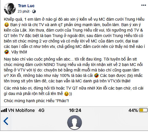 Tranh luận việc Trần Lực chê Thảo Vân dẫn thớ lợ, giả dối và ý kiến của Công Lý ảnh 10