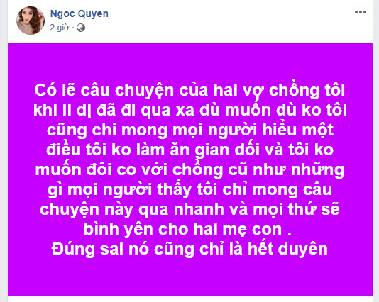 Bị chồng cũ tố buôn hàng dởm, Ngọc Quyên đáp trả và nói lý do ly hôn ảnh 2