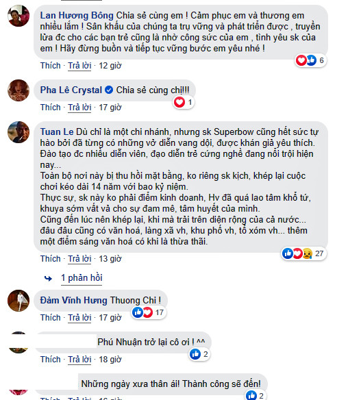 Nghệ sĩ Việt xúc động chia sẻ khi sân khấu kịch của NSND Hồng Vân phải đóng cửa ảnh 2