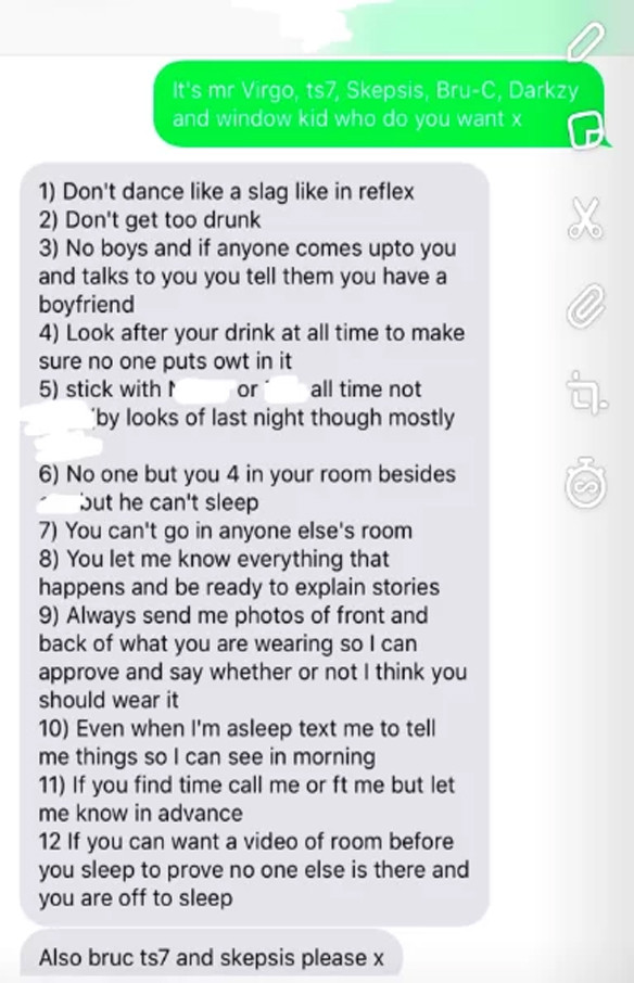 Dân mạng bất bình với 12 điều luật cô gái Anh bị bạn trai bắt tuân thủ ảnh 1