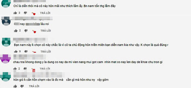 Hoa khôi Thanh lịch bị chỉ trích vì hôn say đắm bạn diễn trên truyền hình HTV ảnh 7