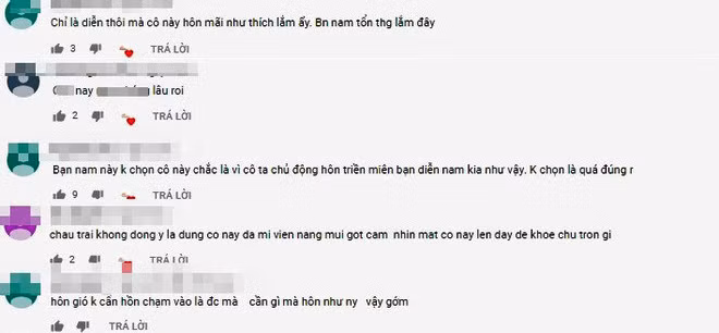 Hoa khôi Thanh lịch bị chỉ trích vì hôn say đắm bạn diễn trên truyền hình HTV ảnh 7
