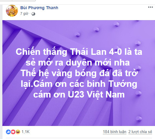 Sao Việt 'không thể kiềm chế hạnh phúc' khi U23 Việt Nam thắng lịch sử Thái Lan ảnh 4