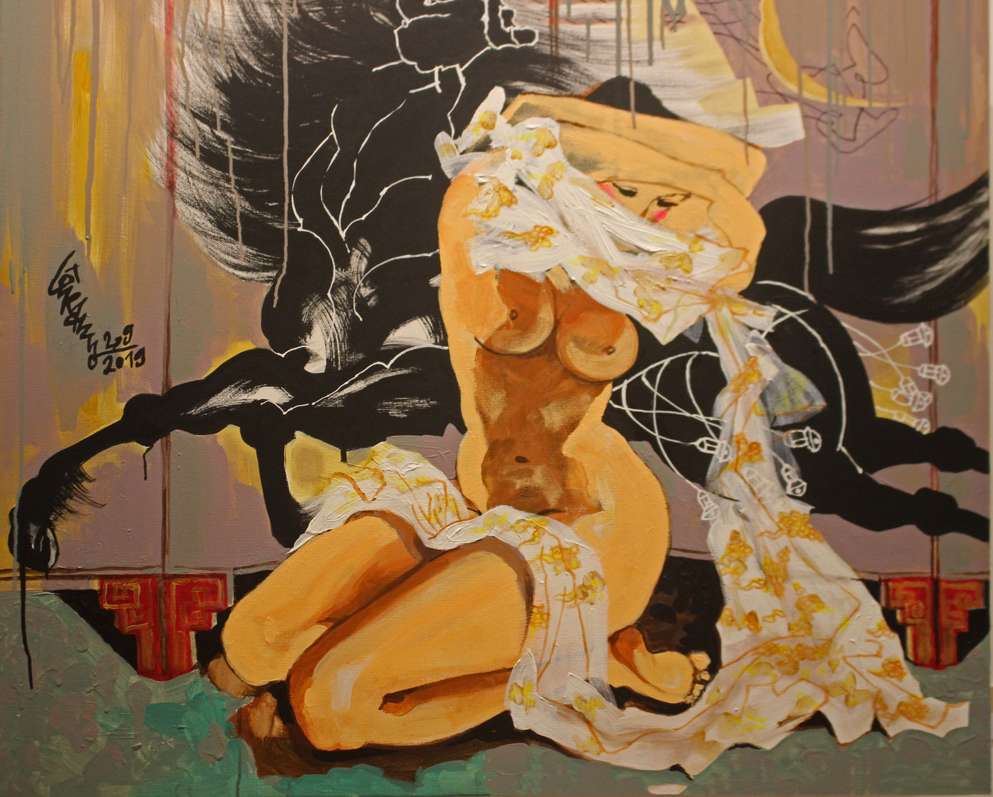 'Mãn nhãn' với loạt tranh khỏa thân lần đầu được trưng bày tại Hà Nội ảnh 16