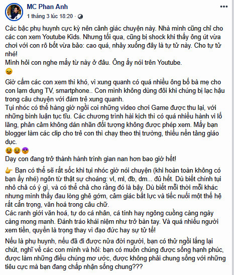 Sao Việt đồng loạt lên tiếng về 'Quái vật Momo' trên Youtube khiến trẻ tự tử ảnh 2