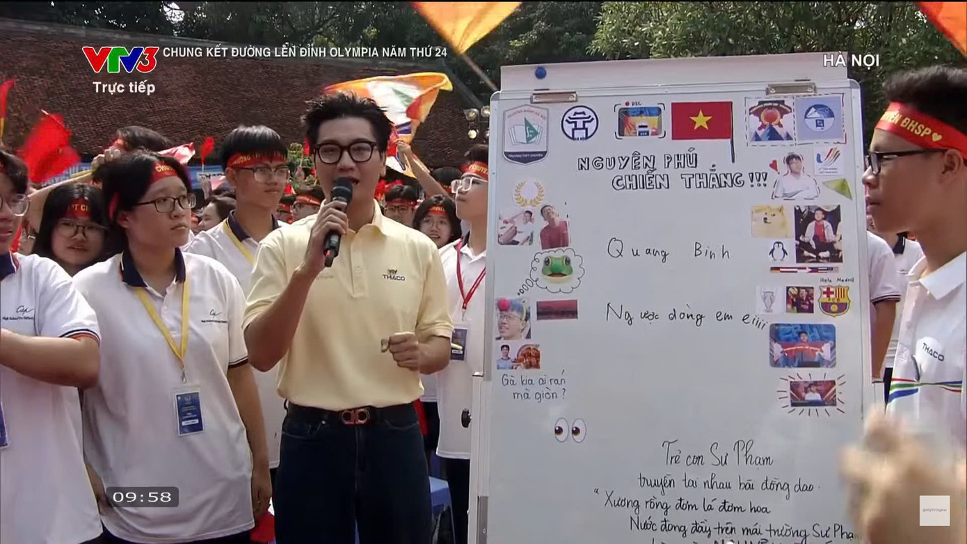 Cả 4 điểm cầu đều đưa ra câu trả lời rất nhanh và chính xác.