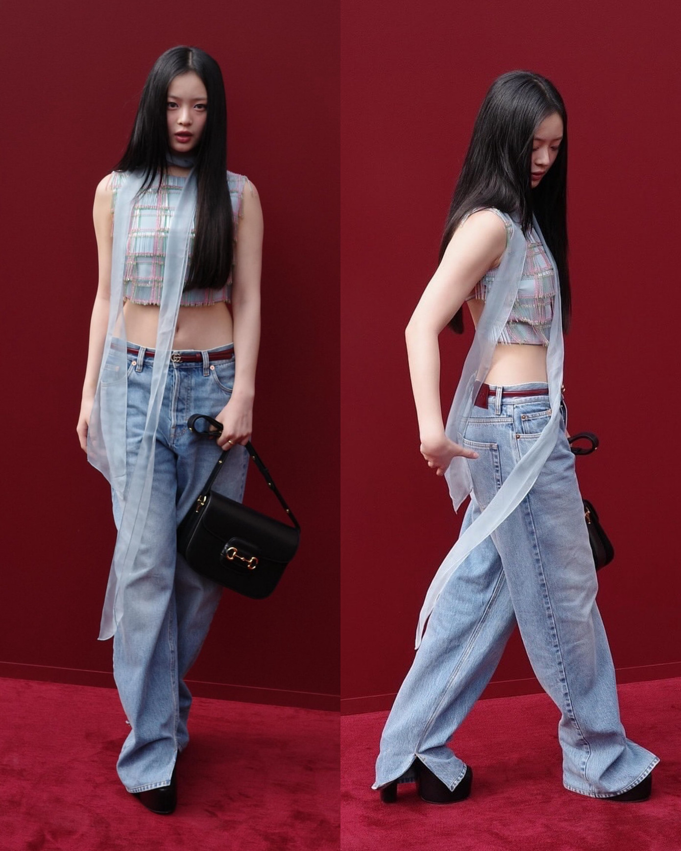 Toàn cảnh outfit của Hanni tại Milan Fashion Week. Toàn cảnh outfit của Hanni tại Milan Fashion Week.