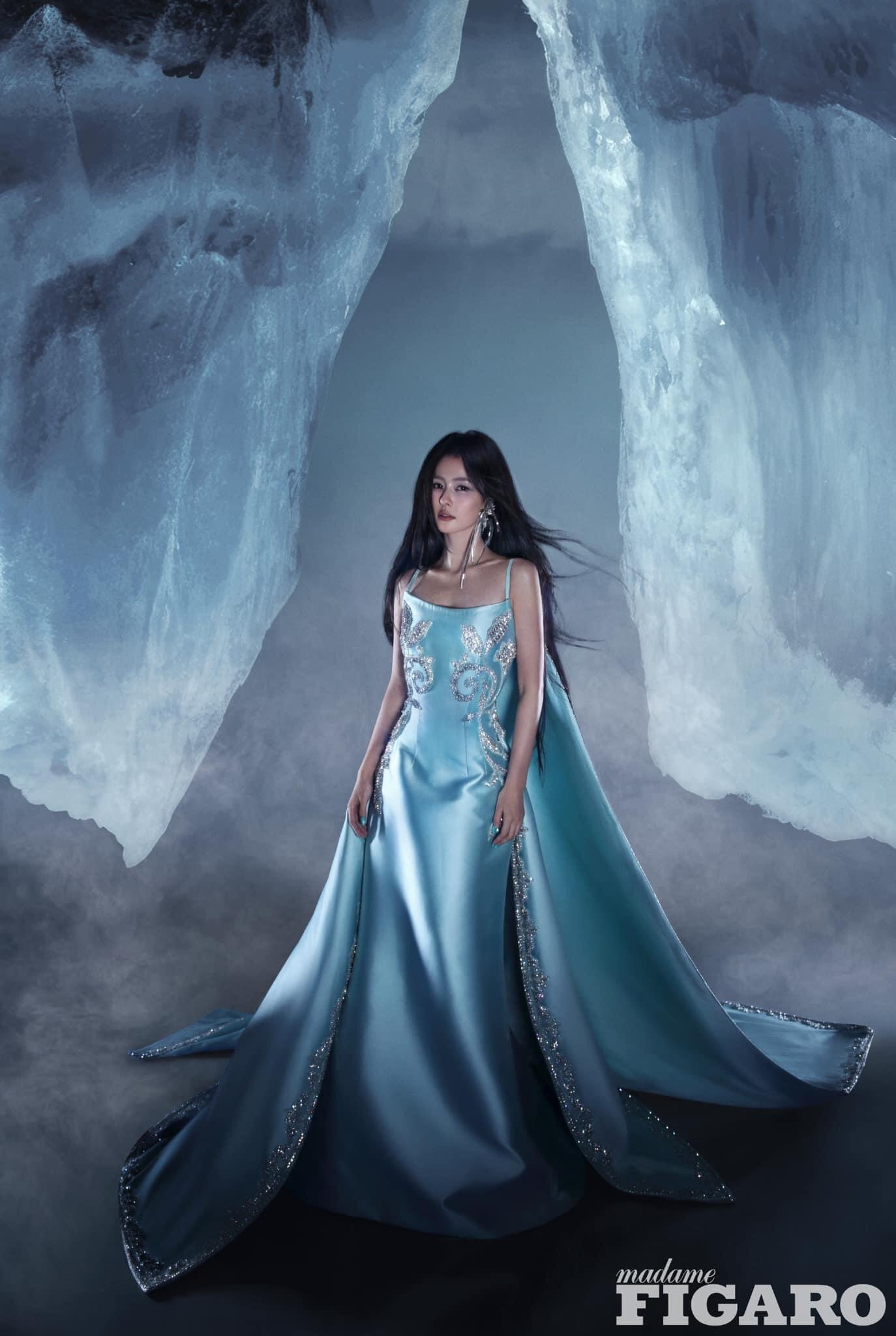 Bạch Lộc như hóa nàng Elsa trong Frozen, gây thương nhớ với vẻ đẹp vừa thanh khiết vừa bí ẩn ở concept băng.