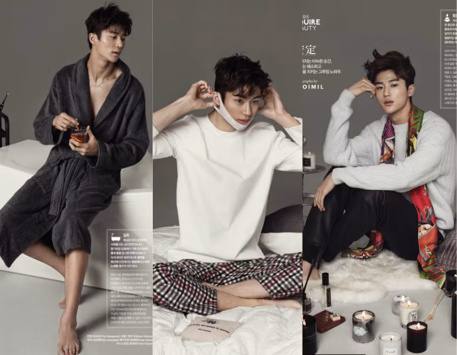 Nét sắc bén, nam tính của Byeon Woo Seok từ những năm đầu của độ tuổi 20.