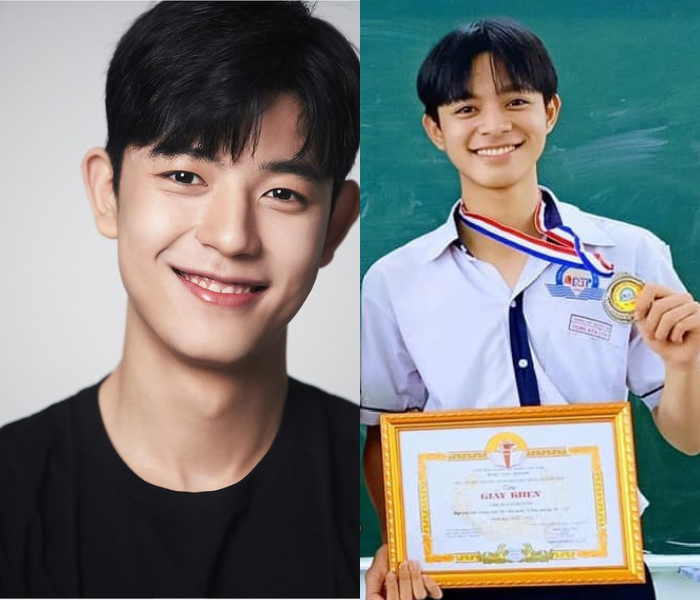 Kien được nhận xét có nhiều nét tương đồng với nam diễn viên Park Solomon.