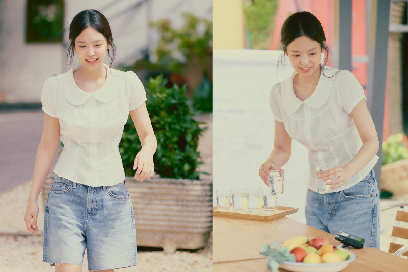 Sự đối lập đáng yêu trong hình ảnh đời thường của Jennie khi trở thành cô chủ nhà trọ được thể hiện trong My name is Gabriel.