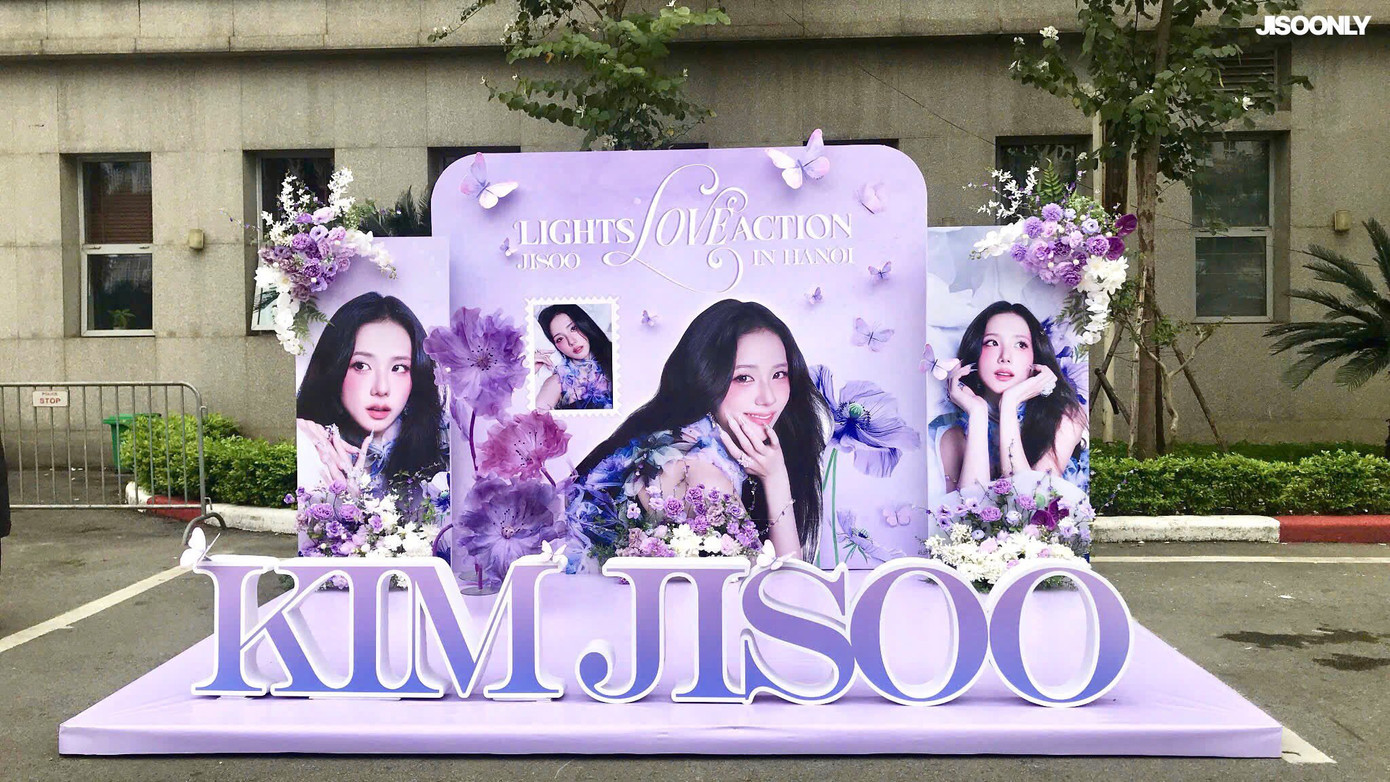 Địa điểm chụp ảnh được yêu thích bên ngoài buổi fanmeeting.