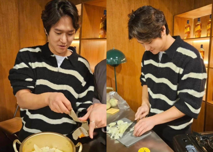 Xuất hiện tại talkshow, nam diễn viên vẫn khiến dân tình mê mẩn vì vẻ điển trai dù tiết lộ bản thân nặng gần 100kg.