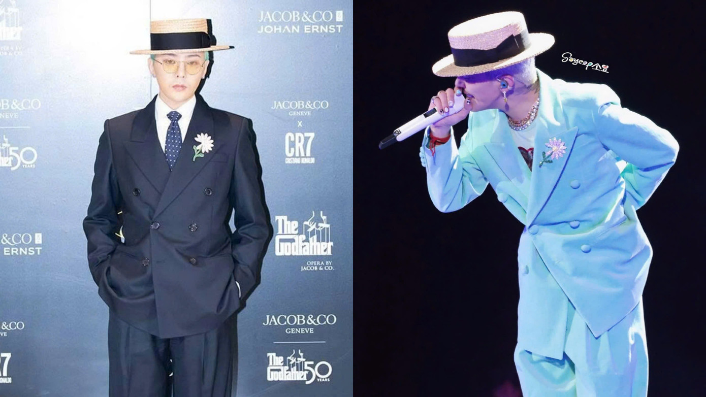 Tính cả đêm diễn tại Việt Nam thì đây là lần thứ 3 cả hai item này được G-Dragon diện chung