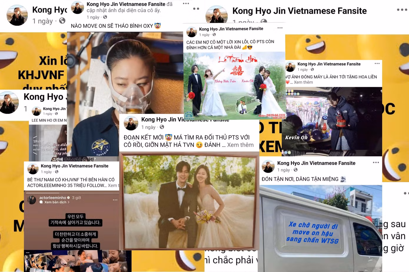 Một phần nhỏ trên tổng số bài viết mà Kong Hyo Jin Vietnamese Fansite đăng tải trong 1 ngày.