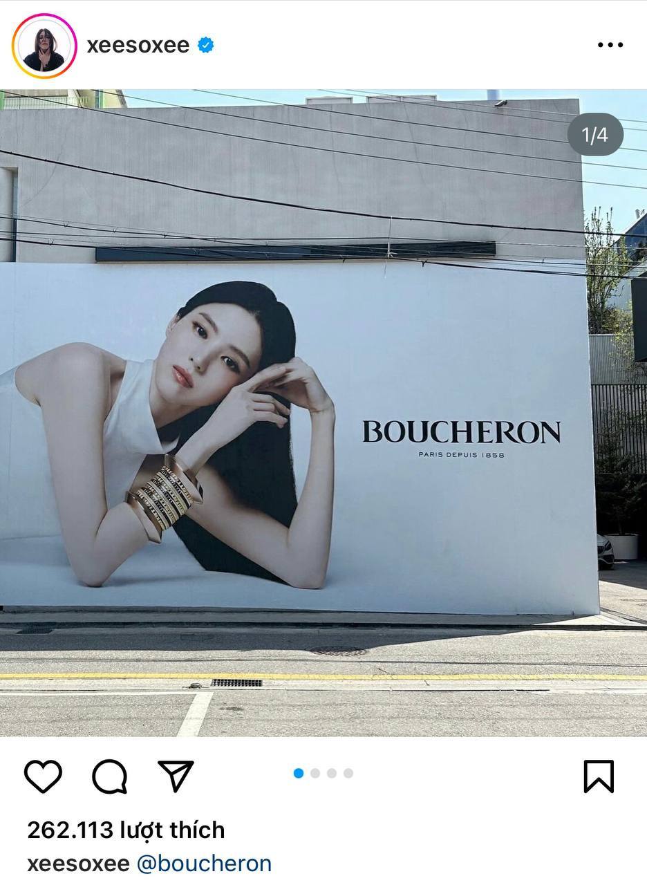 Han So Hee kết thúc hợp đồng với hai thương hiệu Soju Chumchurum và Ngân hàng Nonghyup Bank giữa lùm xùm. Nhưng nữ diễn viên vẫn có trong tay nhiều hợp đồng quảng cáo lớn khác. Mới nhất, cô &quot;flex&quot; trên trang cá nhân biển quảng cáo của mình cho thương hiệu Boucheron.