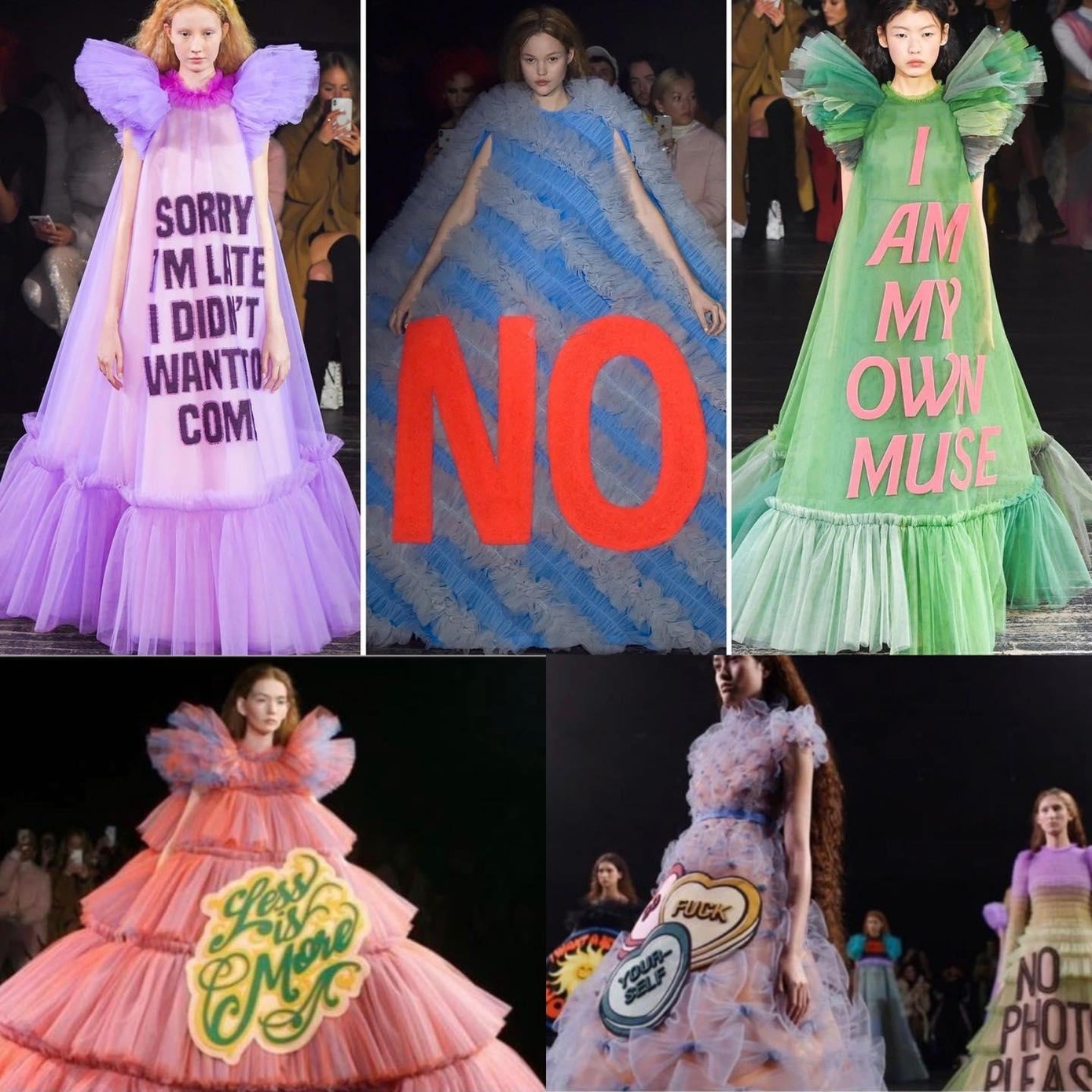...với bộ sưu tập Haute Couture (2019) của Viktor & Rolf. ...với bộ sưu tập Haute Couture (2019) của Viktor & Rolf.
