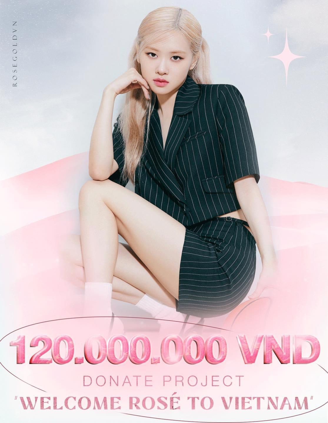 Fanpage lớn nhất của giọng ca On The Ground công bố số tiền sau khi kêu gọi. - Nguồn: RoseGoldvn - BlackPink ROSÉ 1st Vietnamese Fanpage. Fanpage lớn nhất của giọng ca On The Ground công bố số tiền sau khi kêu gọi. - Nguồn: RoseGoldvn - BlackPink ROSÉ 1st Vietnamese Fanpage.