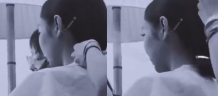 Hình ảnh "nhả khói" cắt từ vlog của Jennie gây tranh cãi. Hình ảnh "nhả khói" cắt từ vlog của Jennie gây tranh cãi.