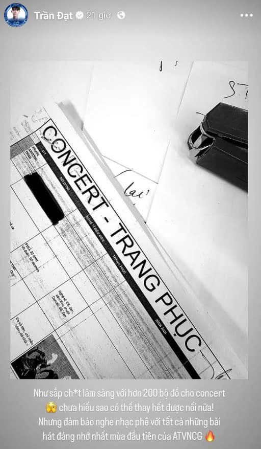 Ngoài ra, stylist Trần Đạt cũng khiến khán giả thích thú khi "bật mí" sẽ có hơn 200 bộ đồ được chuẩn bị cho sự kiện lần này.