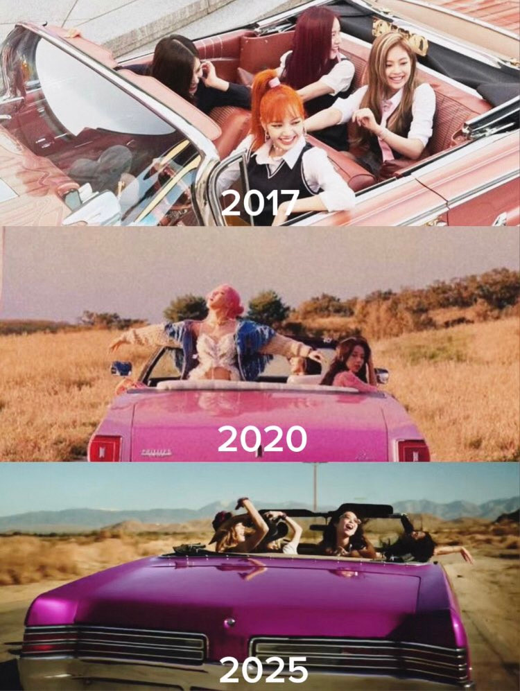 Hình ảnh “deja vu” khiến người hâm mộ xúc động trước hành trình trưởng thành của nhóm trong 8 năm. - Ảnh: @pinksview Hình ảnh “deja vu” khiến người hâm mộ xúc động trước hành trình trưởng thành của nhóm trong 8 năm. - Ảnh: @pinksview
