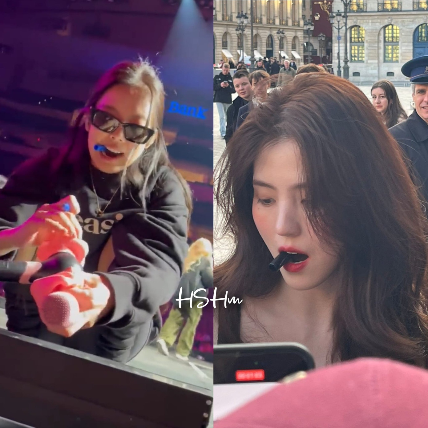 Không ít người đã liên tưởng đến Jennie khi trước đó, nữ idol cũng từng có hành động tương tự trong concert của BLACKPINK. Nhưng Han So Hee thì quyến rũ chất ngất, còn fan đùa rằng nhớ lại Jennie thì &quot;lạ lắm&quot; vì cô hơi &quot;yang lake&quot;.