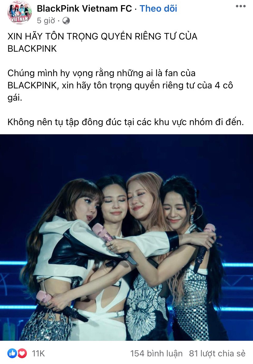 Nguồn: BLACKPINK Vietnam FC