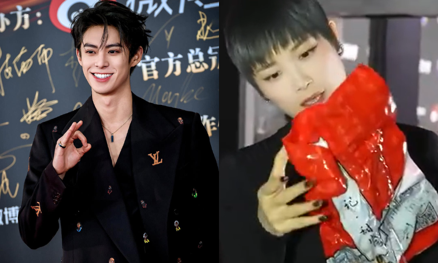 Quà của Vương Hạc Đệ đã "về tay" ca sĩ Lý Vũ Xuân, là đặc sản vịt da ngọt của vùng Tứ Xuyên. Quà của Vương Hạc Đệ đã "về tay" ca sĩ Lý Vũ Xuân, là đặc sản vịt da ngọt của vùng Tứ Xuyên.