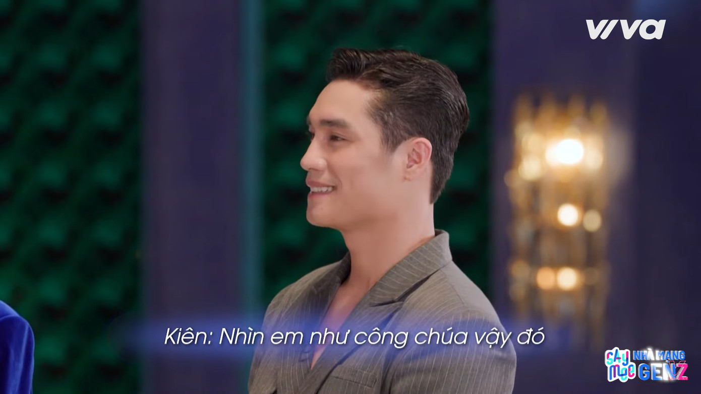 Minh Kiên tích cực "thả thính" phái nữ ngay từ khi mới gặp nhưng có vẻ hơi quá đà. Minh Kiên tích cực "thả thính" phái nữ ngay từ khi mới gặp nhưng có vẻ hơi quá đà.