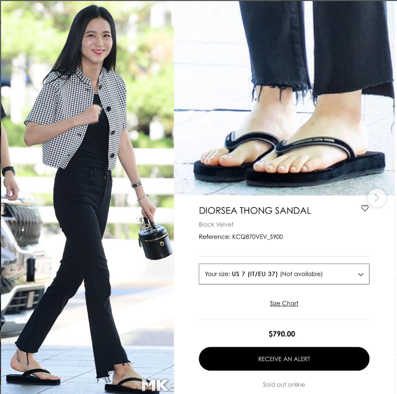 Tại thời điểm bán ra nhiều nhất, "tông lào" của Dior đã hết sạch trên sàn điện tử nhờ vào "hiệu ứng Jisoo".