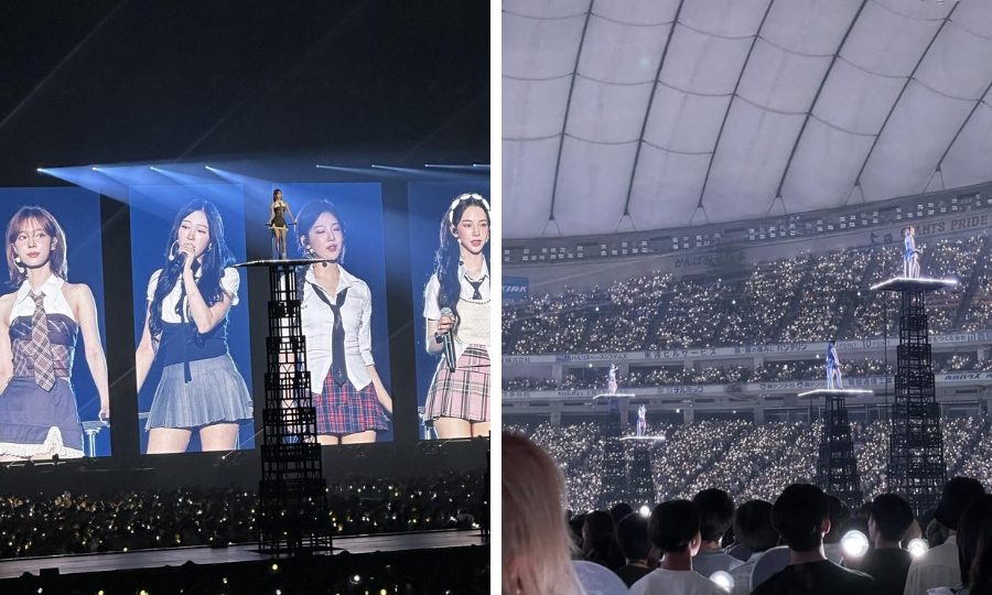 Sân khấu được nâng lên &quot;cực đại&quot; khiến hội sợ độ cao phải &quot;khóc thét&quot;.