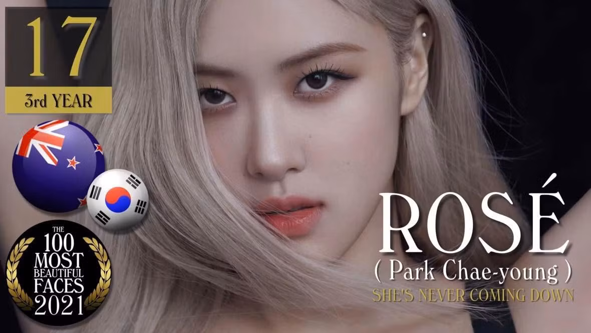 Bông hông nước Úc - Rosé đứng ở vị trí thứ 17.