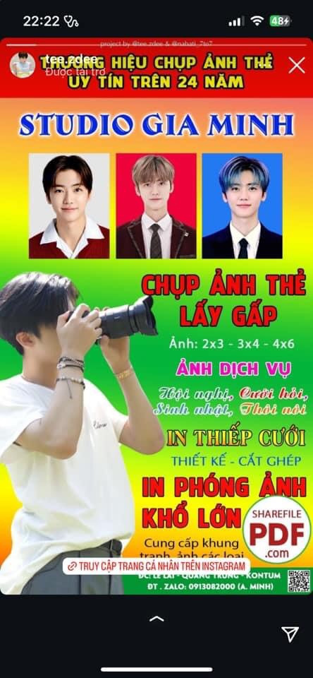 Na Jaemin đột nhiên có nghề tay trái mở tiệm chụp ảnh, in ấn với biển quảng cáo chuẩn Việt Nam. - Ảnh: tee.zdee. Na Jaemin đột nhiên có nghề tay trái mở tiệm chụp ảnh, in ấn với biển quảng cáo chuẩn Việt Nam. - Ảnh: tee.zdee.