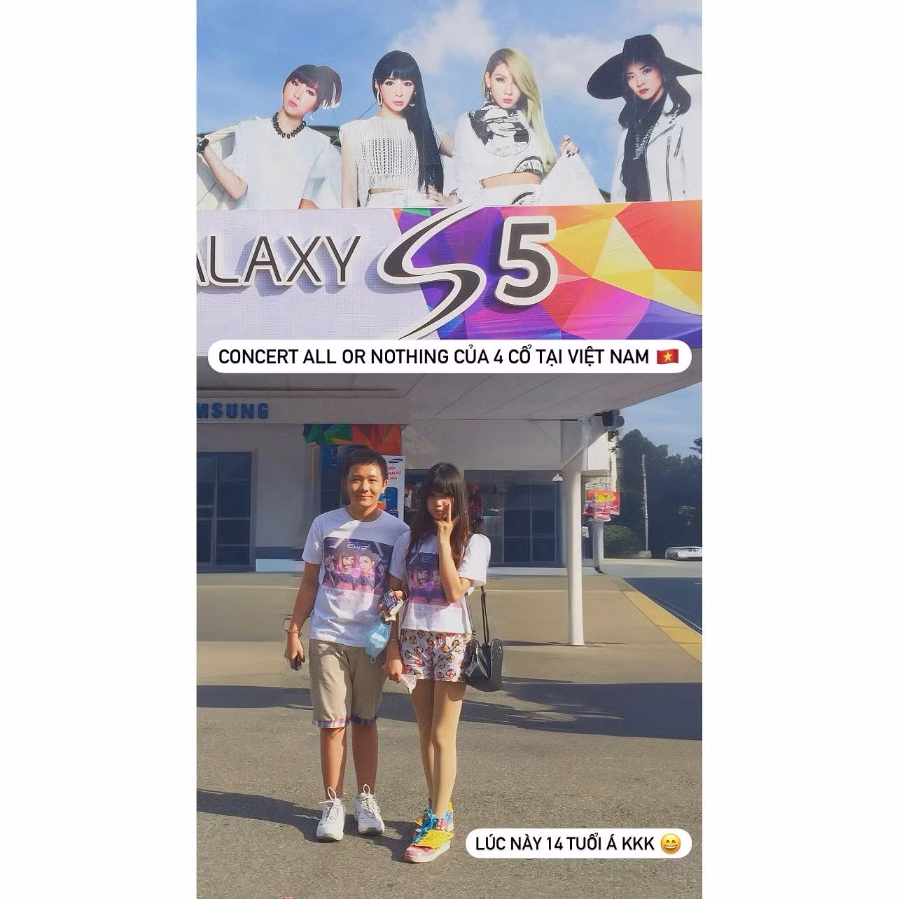 Buổi hòa nhạc của 2NE1 diễn ra ở Việt Nam vào năm 2014 mang tên 2NE1 Galaxy Stage 2014.