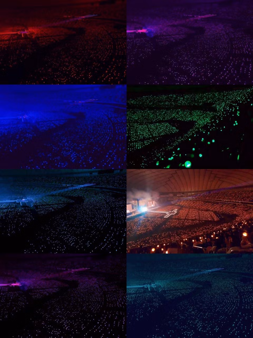 "Biển" lightstick của IVE phủ kín Tokyo Dome.