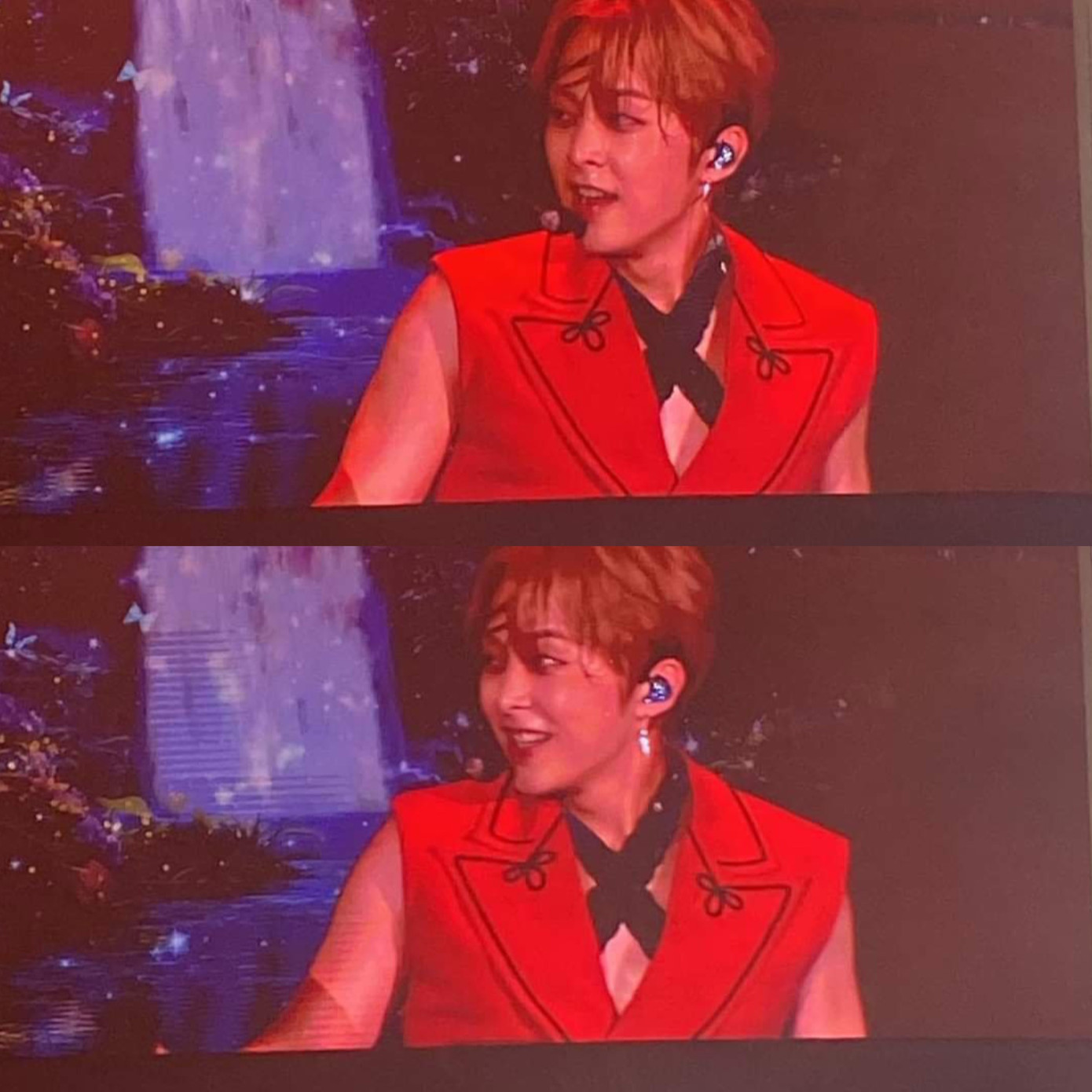 Thời tiết oi nóng dường như không "cháy" bằng nhiệt huyết, năng lượng của Xiumin và hàng nghìn khán giả. Thời tiết oi nóng dường như không "cháy" bằng nhiệt huyết, năng lượng của Xiumin và hàng nghìn khán giả.