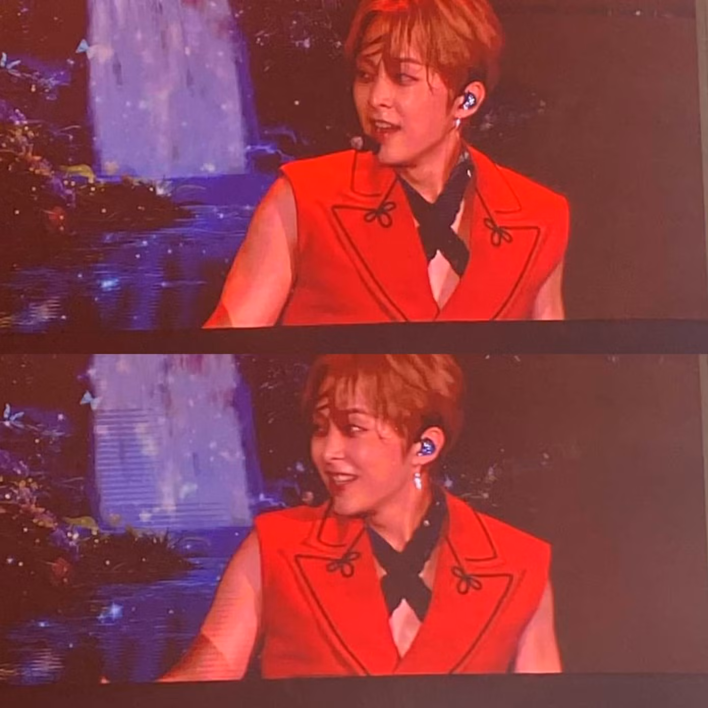 Thời tiết oi nóng dường như không "cháy" bằng nhiệt huyết, năng lượng của Xiumin và hàng nghìn khán giả.