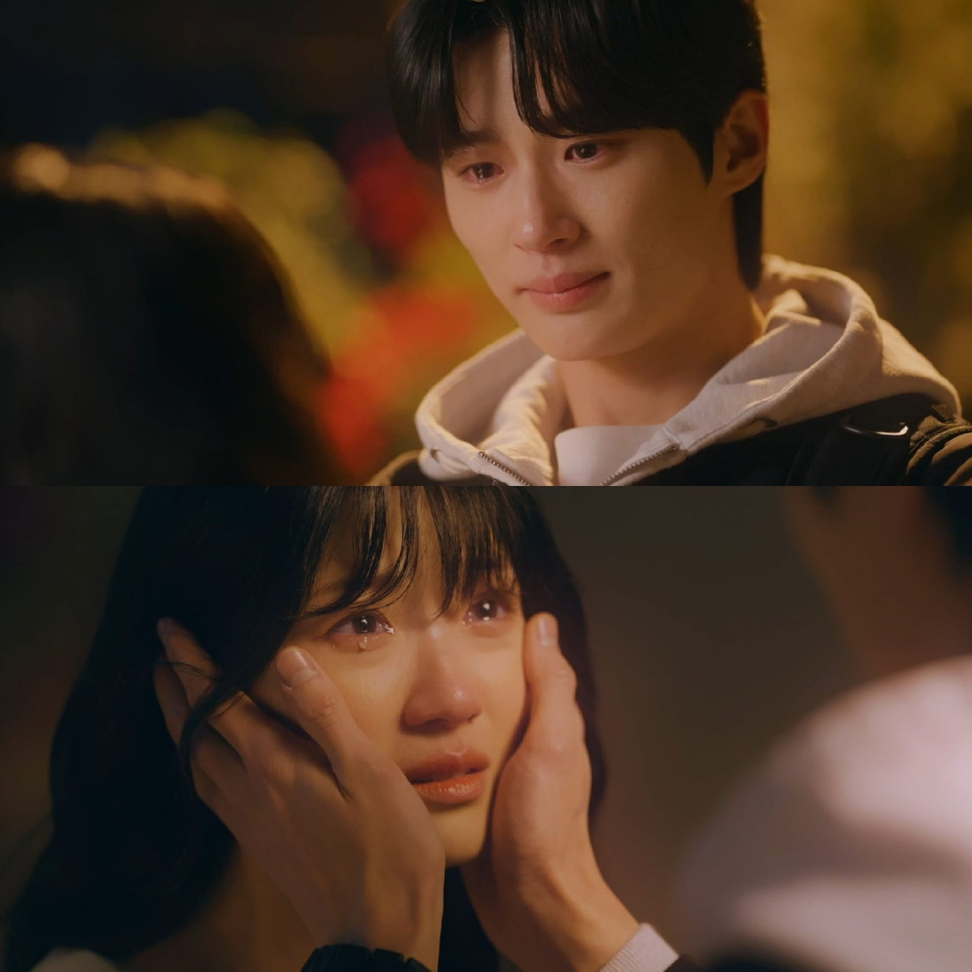 Diễn xuất và biểu cảm của cả hai trong cảnh khóc nhận được con mưa lời khen. Diễn xuất và biểu cảm của cả hai trong cảnh khóc nhận được con mưa lời khen.