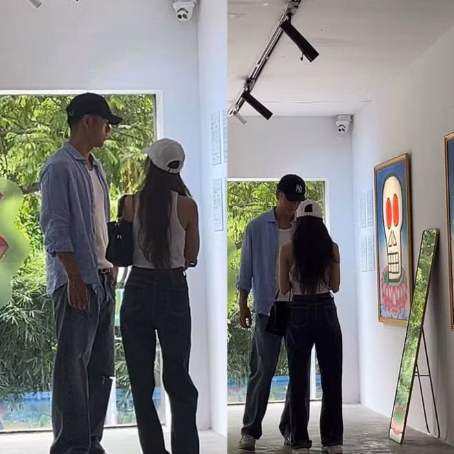 Hình ảnh Michael Trương đi cùng một cô gái giấu mặt tại Hà Nội bị dân tình bắt gặp ngày 4/7.