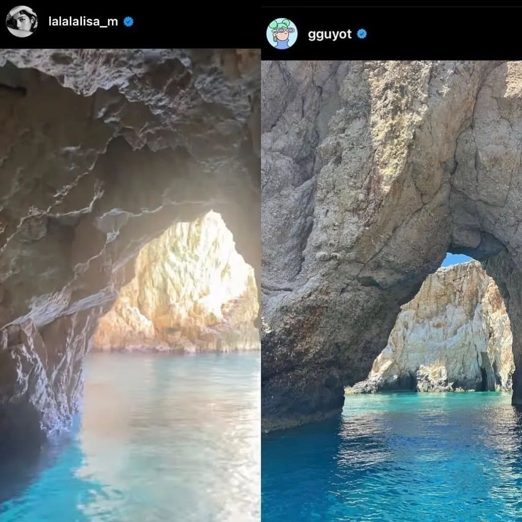 Cả Lisa và chị dâu Frédéric Arnault đều đăng ảnh về một địa điểm. Cả Lisa và chị dâu Frédéric Arnault đều đăng ảnh về một địa điểm.