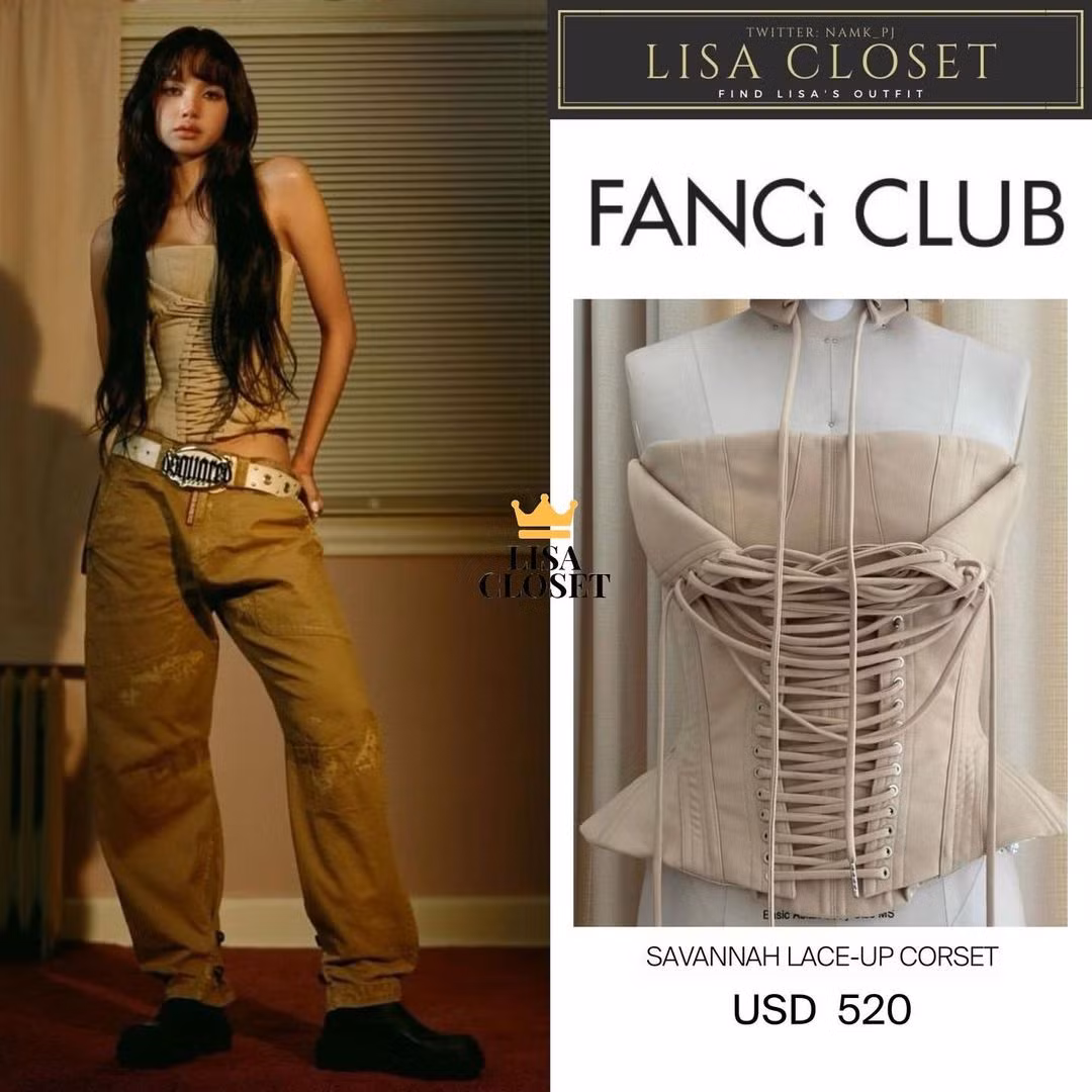 Trang phục đầy cá tính của Lisa trong MV New Woman.