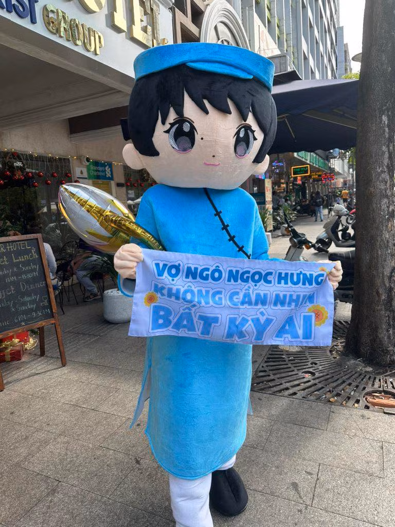 Mascot Hanbin được thực hiện bởi blog Hubiland - for Hanbin Ngô Ngọc Hưng với dòng chữ đầy hài hước cũng nhận được sự chú ý của cộng đồng người hâm mộ K-Pop.